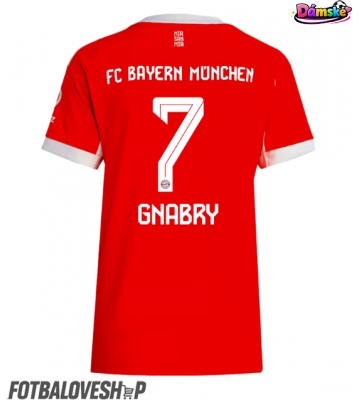 Bayern Munich Serge Gnabry #7 Dámské Domácí Dres 2025-26 Krátký Rukáv
